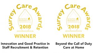 Surrey Care Awards 2018 Winner awards